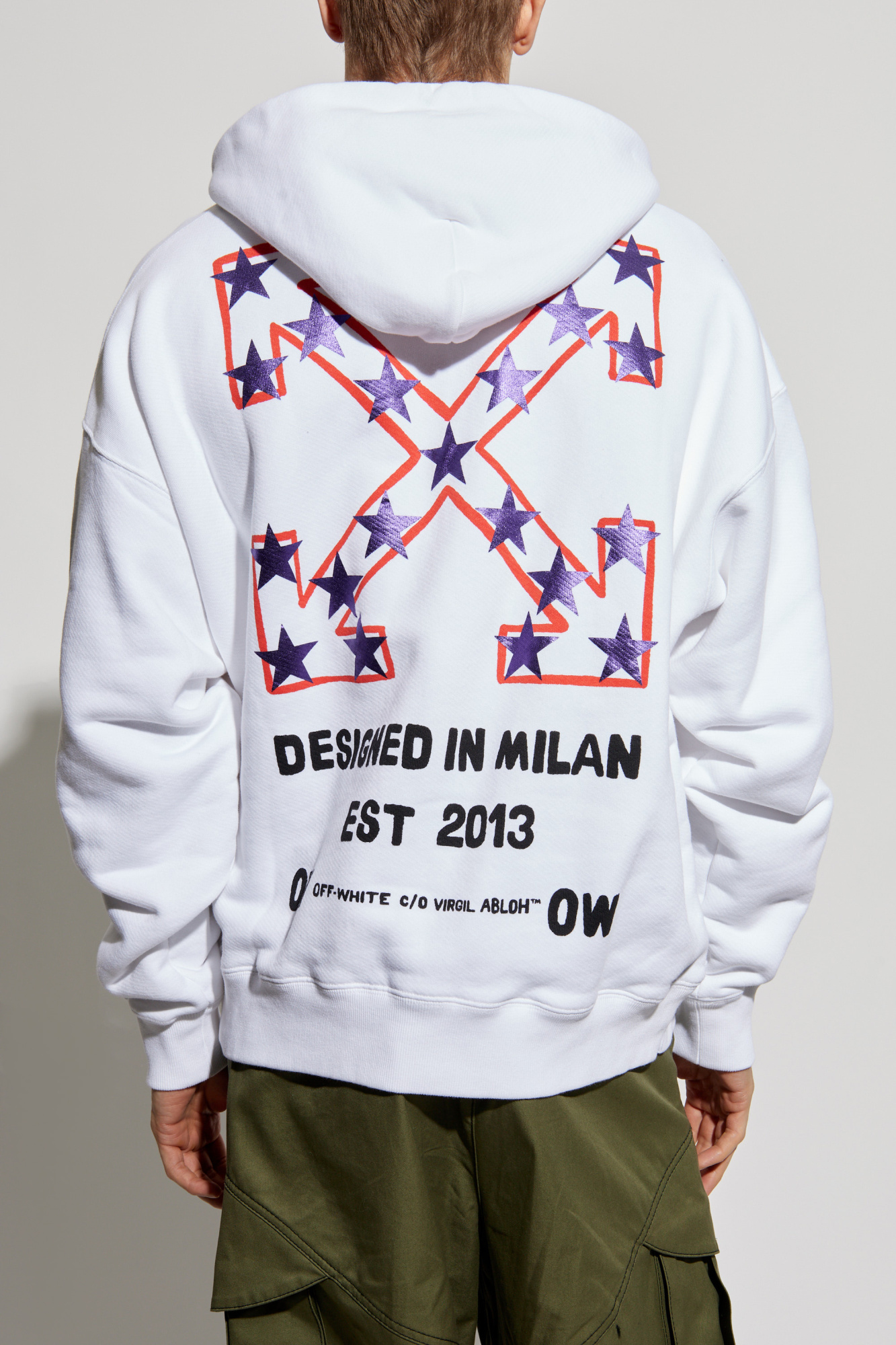 Biały Bluza z logo Off-White - Vitkac Polska